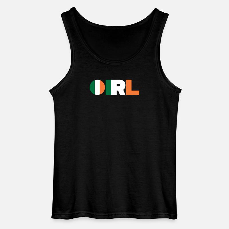 Irland - Gildan Männer Tank Top - Schwarz