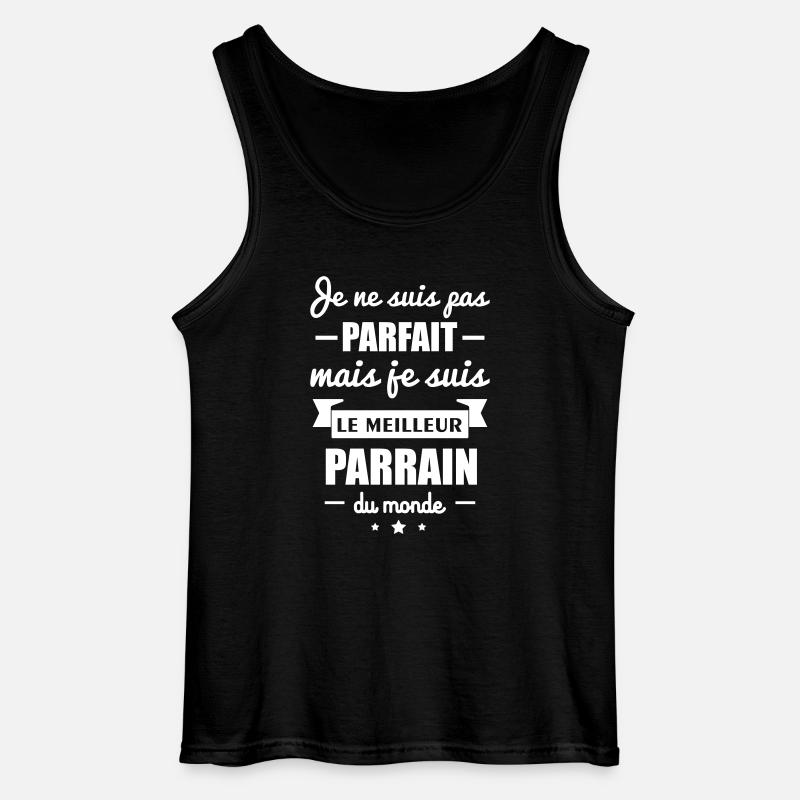 bester Pate der Welt - Gildan Männer Tank Top - Schwarz