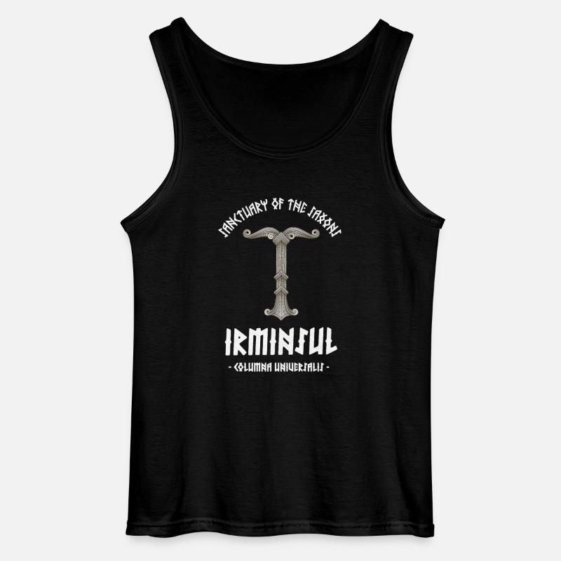 Irminsul - Säule der Welt - Gildan Männer Tank Top - Schwarz
