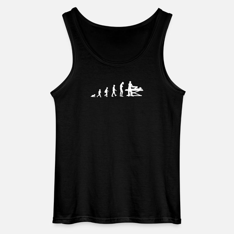 Development into a physiotherapist - Gildan Men’s Tank Top - black