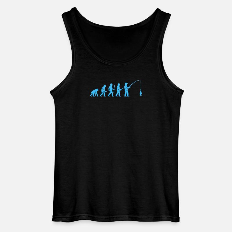 Evolution des Angelfangs - Gildan Männer Tank Top - Schwarz