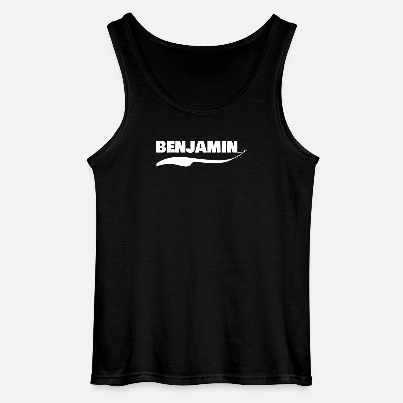 Benjamin - Gildan Männer Tank Top - Schwarz