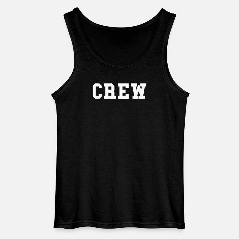 crew - Gildan Männer Tank Top - Schwarz