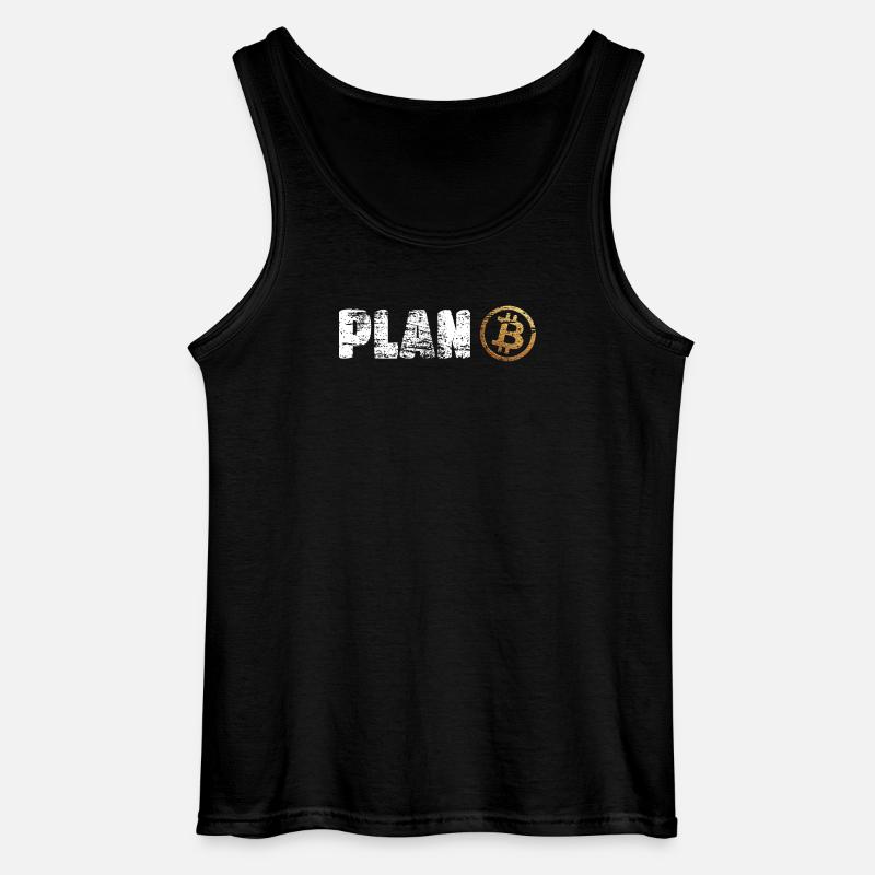 Plan Bitcoin Plan B - Gildan Men’s Tank Top - black