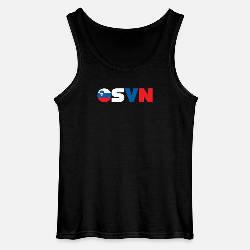 Slowenien - Gildan Männer Tank Top - Schwarz