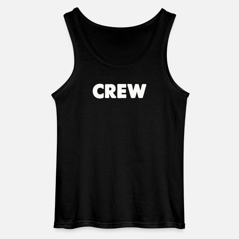 crew- - Gildan Männer Tank Top - Schwarz