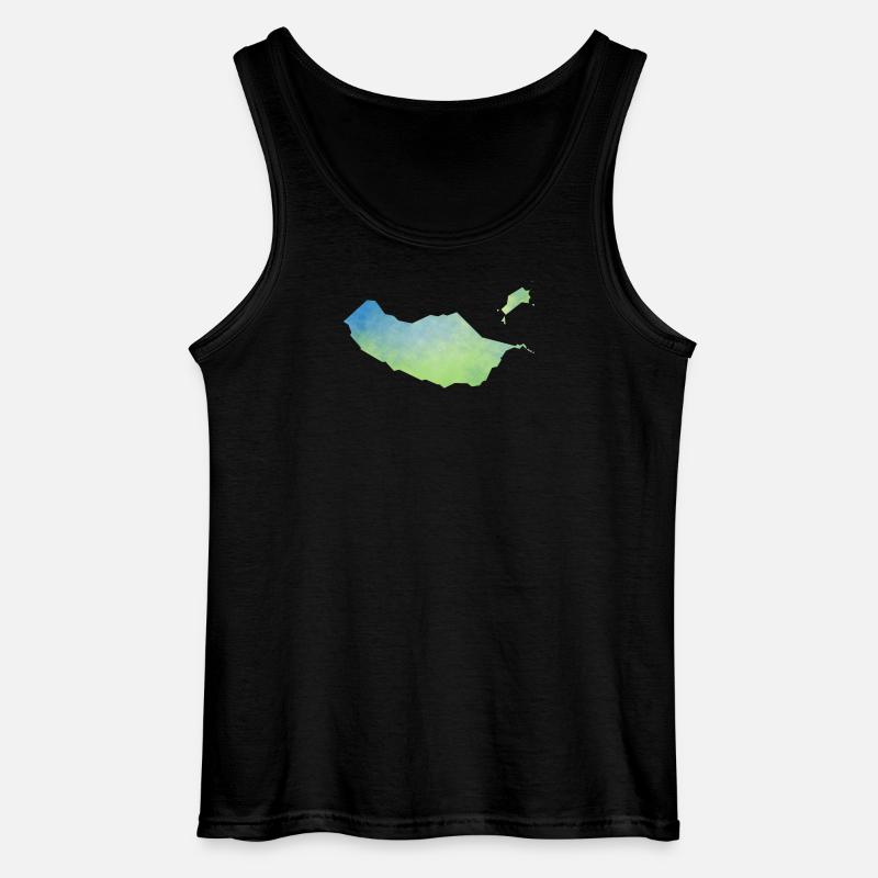 Madeira - Gildan Männer Tank Top - Schwarz