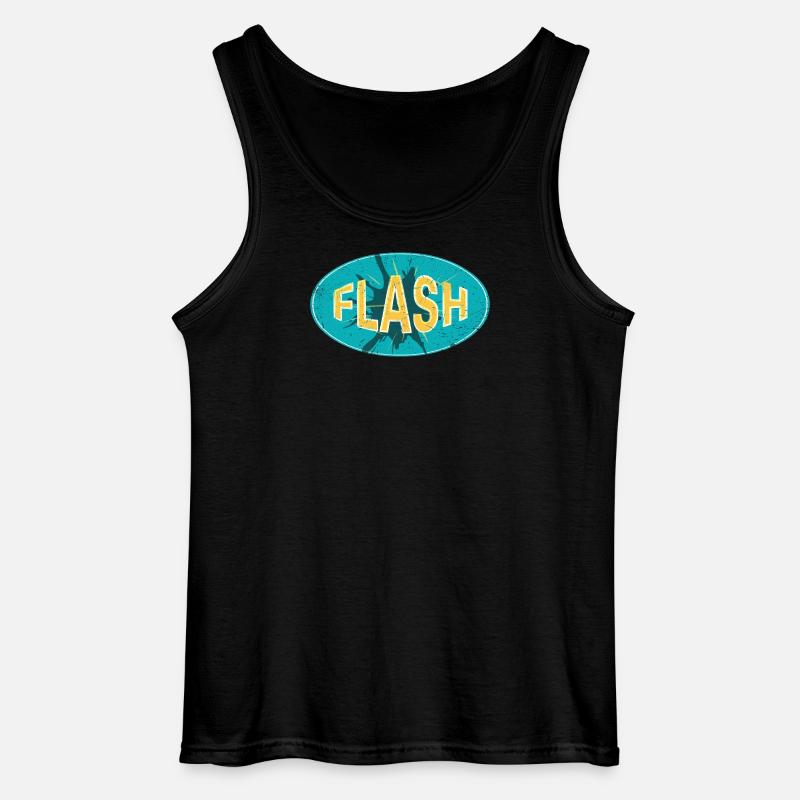 FLASH EMBLEM - Gildan Männer Tank Top - Schwarz