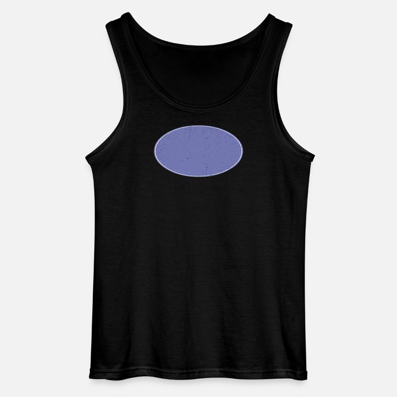 Ovaler Background Hintergrund schmutzig violett - Gildan Männer Tank Top - Schwarz