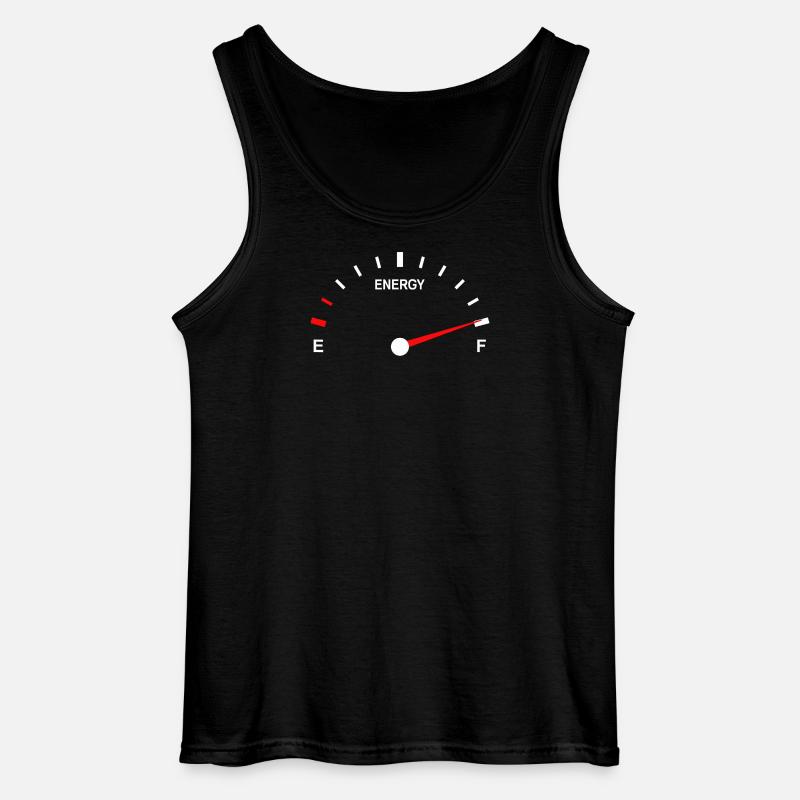 Lebendige Kraftstoffanzeige Abstraktes Design - Gildan Männer Tank Top - Schwarz