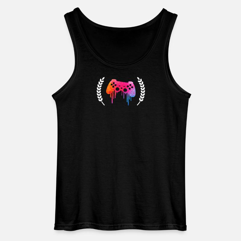Gaming - Gildan Männer Tank Top - Schwarz