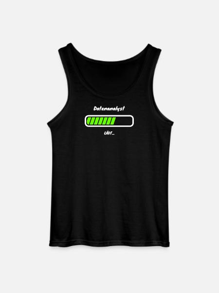 Datenanalyst Loading Data Analyst Statistik - Gildan Männer Tank Top - Schwarz