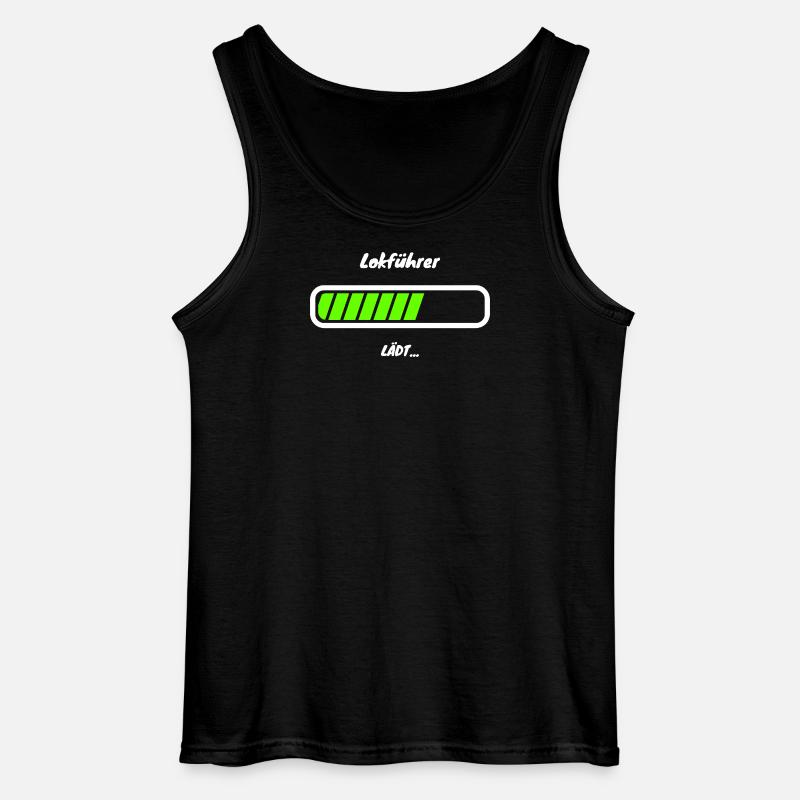 Lokführer Ladebalken Ausbildung Beruf - Gildan Männer Tank Top - Schwarz