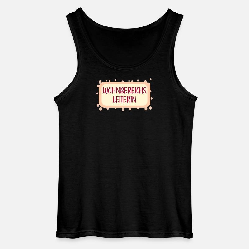 WOHNBEREICHSLEITERIN - Gildan Männer Tank Top - Schwarz