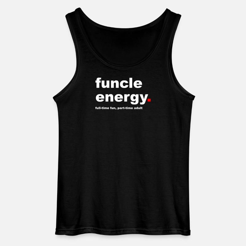 Lustiger Funcle-Slogan - Gildan Männer Tank Top - Schwarz