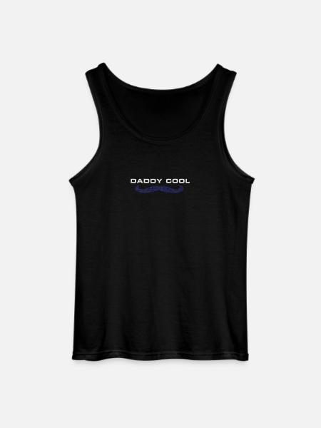 Daddy Cool Father Design - Gildan Men’s Tank Top - black
