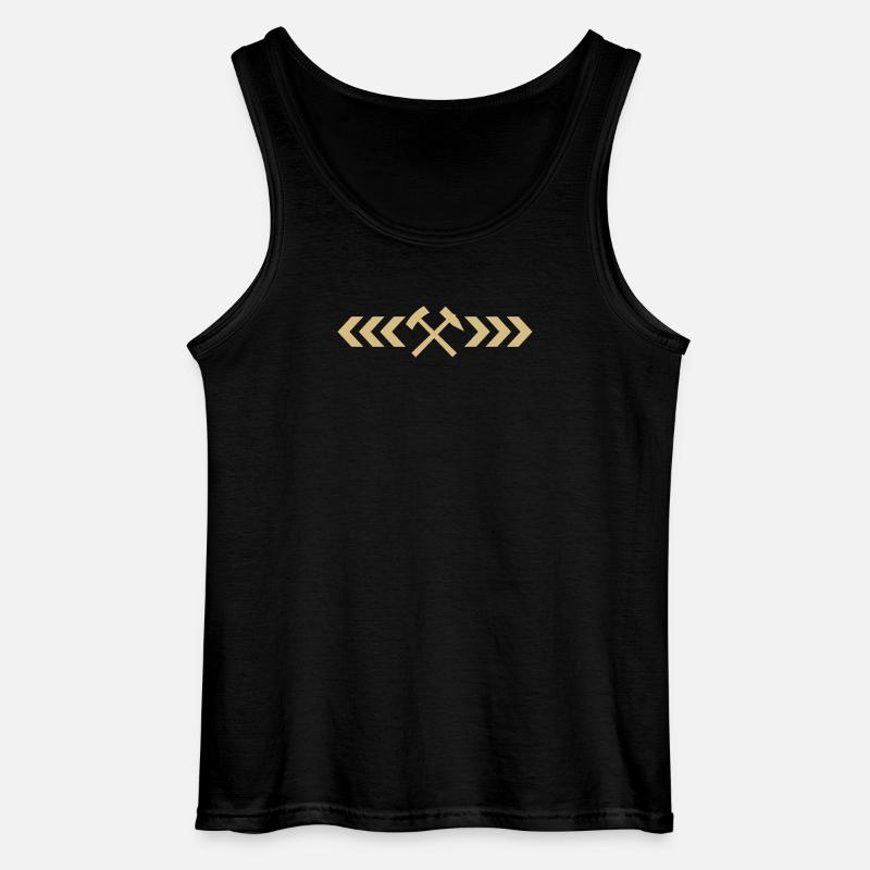 SCHLÄGEL EISEN PFEILE - Gildan Männer Tank Top - Schwarz
