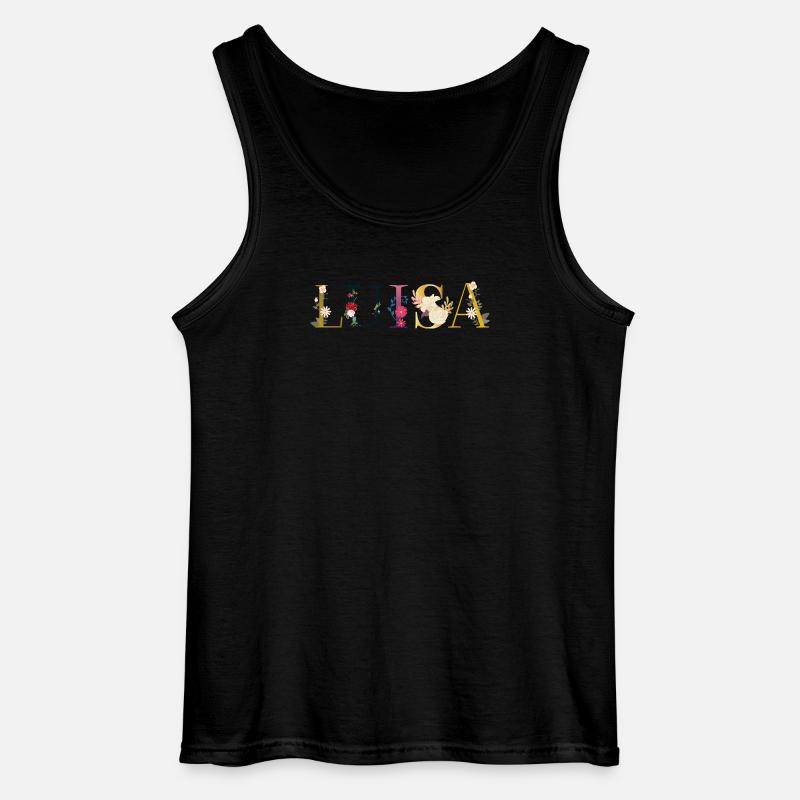 Luisa - Gildan Männer Tank Top - Schwarz