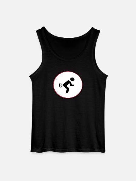 fart - Gildan Men’s Tank Top - black