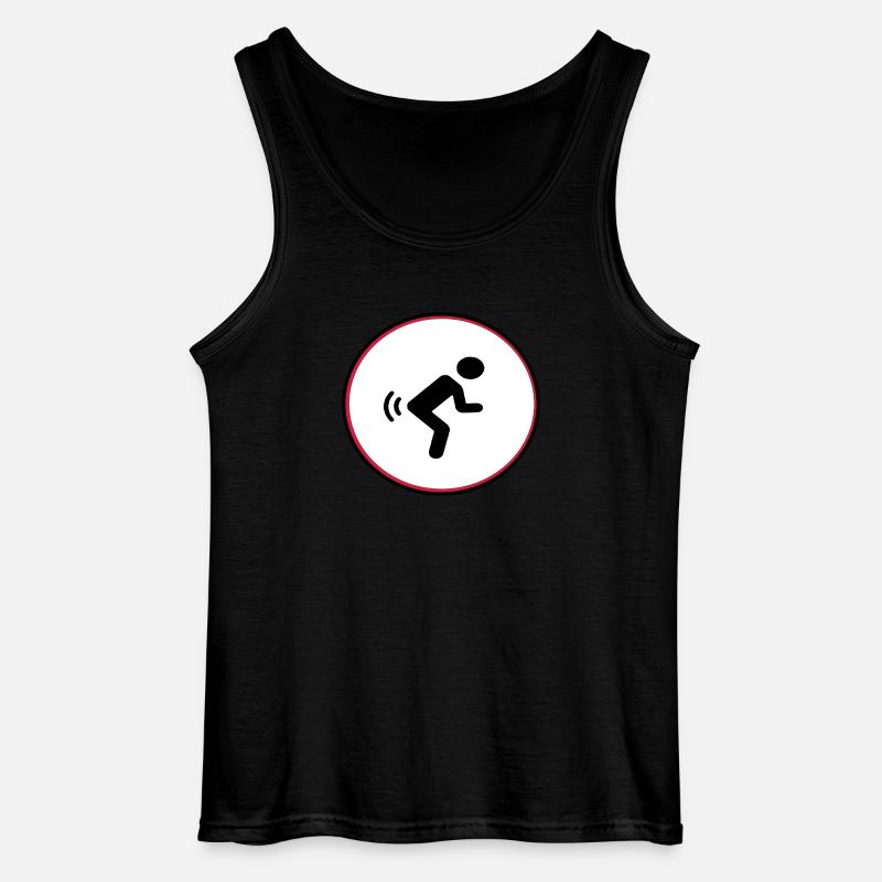 Furz - Gildan Männer Tank Top - Schwarz