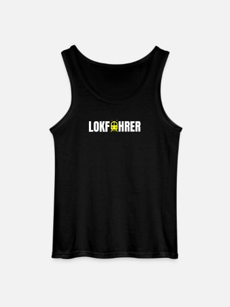 Lokführer Design - Gildan Männer Tank Top - Schwarz