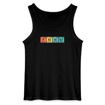 Father element - Débardeur Gildan Homme - noir - Devant - AI Model Male 185 dark (185cm)
