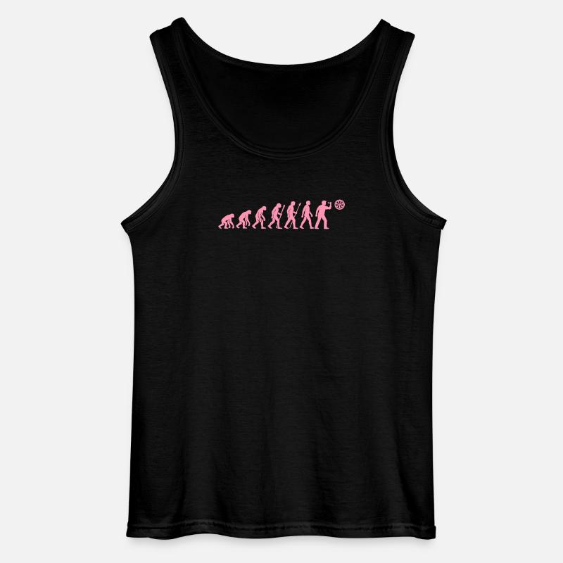 Evolution der Snackzeit - Gildan Männer Tank Top - Schwarz