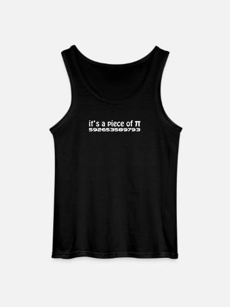 Piece of PI - Gildan Men’s Tank Top - black