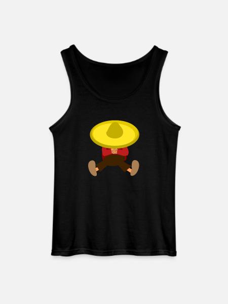 Mexican makes siesta - Gildan Men’s Tank Top - black