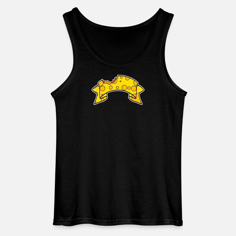 Banner Käse - Gildan Männer Tank Top - Schwarz