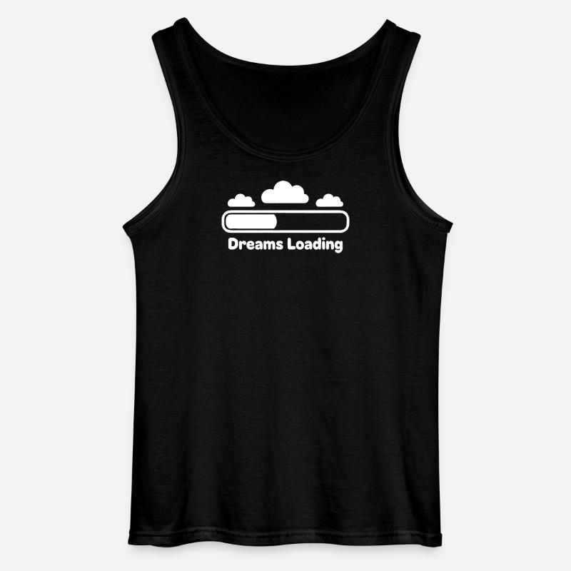 Träume Laden Wolkenfortschritt - Gildan Männer Tank Top - Schwarz