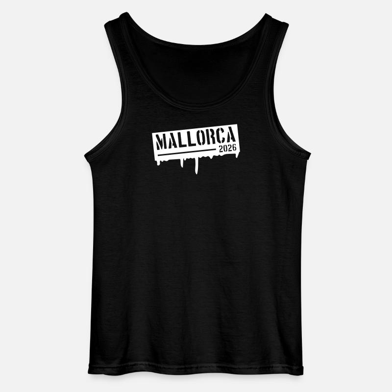 Mallorca 2026 - Gildan Männer Tank Top - Schwarz