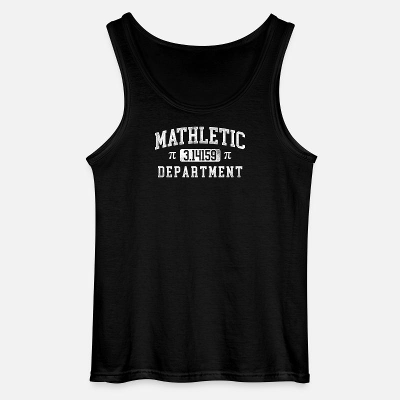 Dipartimento Mathletic 3.14159 Meme del Nerd Pi Day - Canotta da uomo Gildan - nero