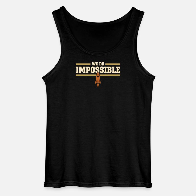 Rocket Science Rocket Scientist Aerospace - Gildan Men’s Tank Top - black