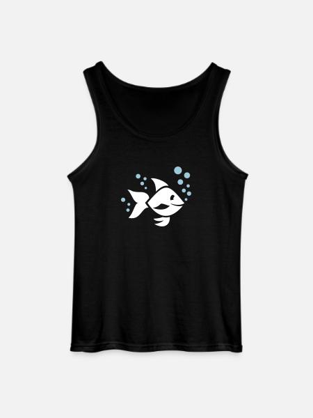 Poisson - Débardeur Gildan Homme - noir