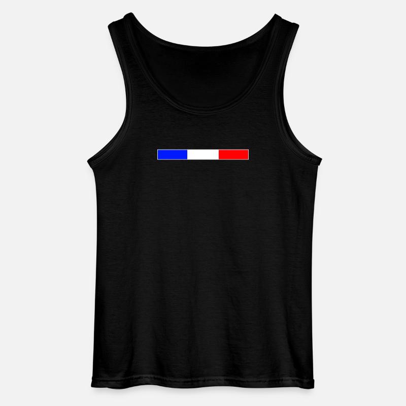 Frankreich - Gildan Männer Tank Top - Schwarz