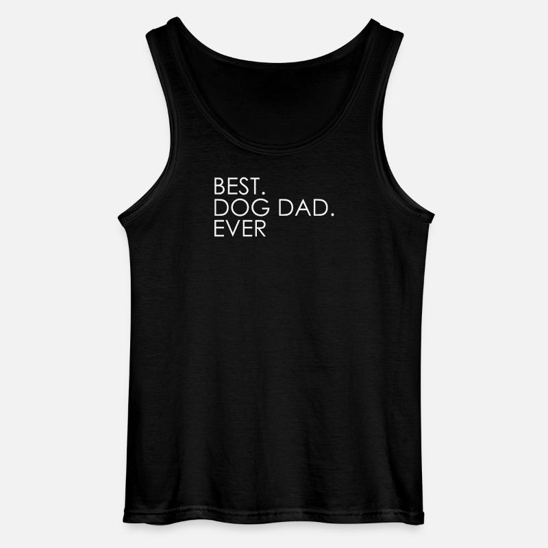 Bester Hundevater Aller Zeiten - Gildan Männer Tank Top - Schwarz