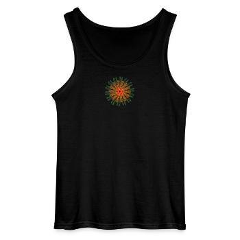 design - Gildan Männer Tank Top - Schwarz - Vorne - AI Model Male 185 dark (185cm)