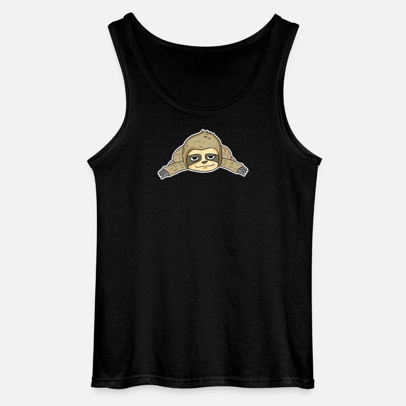 Sloth - Gildan Men’s Tank Top - black