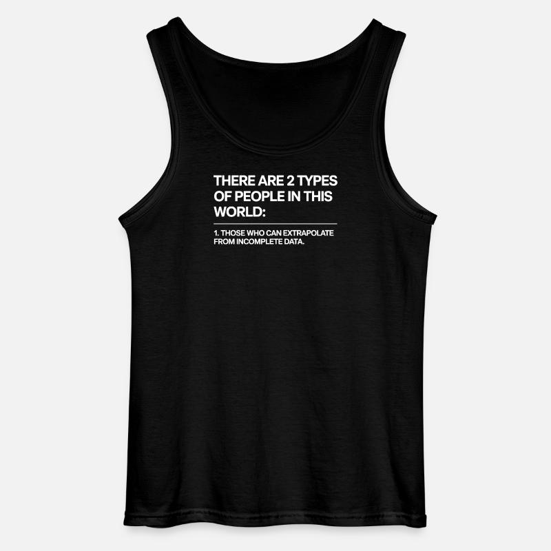 Statistik Analyse Data Science Extrapolation - Gildan Männer Tank Top - Schwarz
