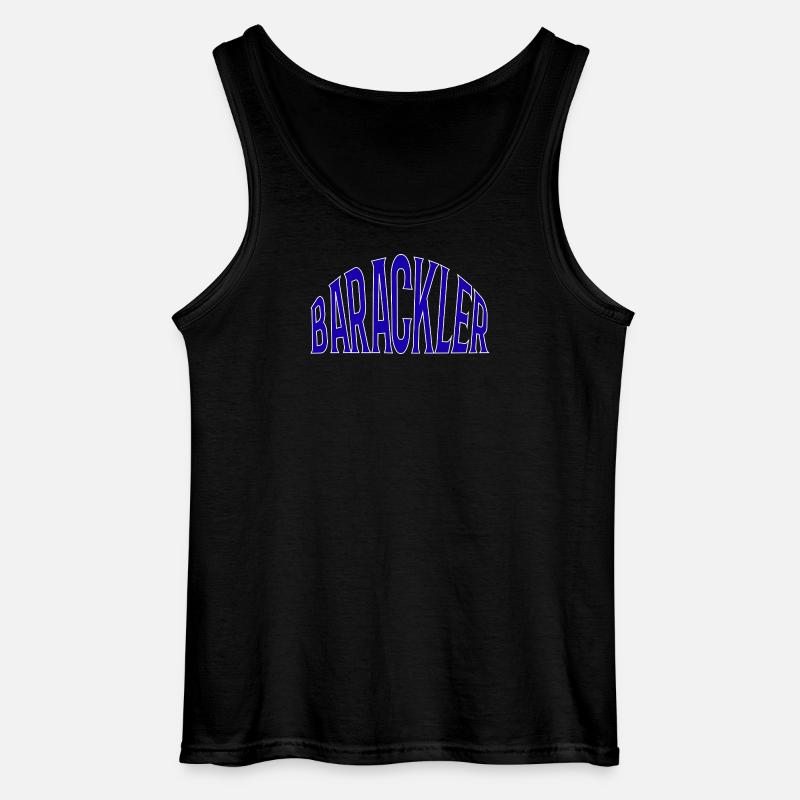 Barackler - Gildan Männer Tank Top - Schwarz