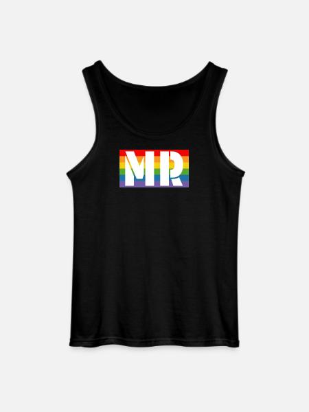 Chemise arc-en-ciel MR - Débardeur Gildan Homme - noir