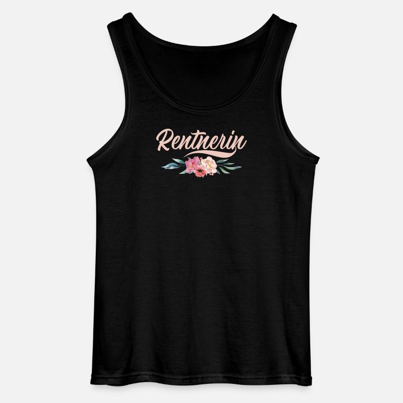 Rentnerin Oma Großmama Großmutter Rente - Gildan Männer Tank Top - Schwarz