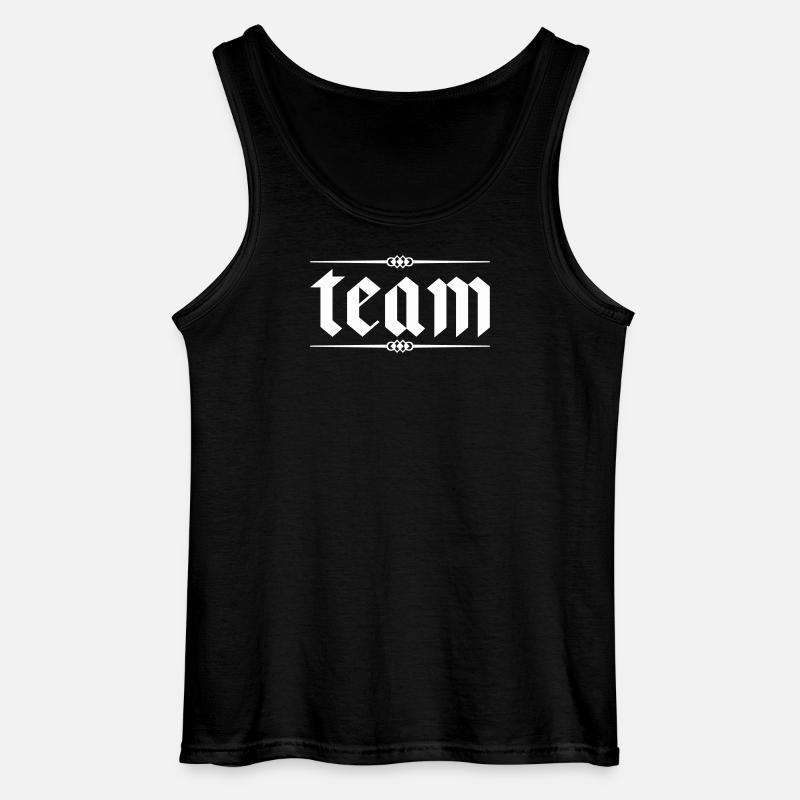 Team - Gildan Männer Tank Top - Schwarz