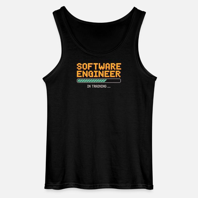 Softwareentwickler in Ausbildung Debugging Humor - Gildan Männer Tank Top - Schwarz