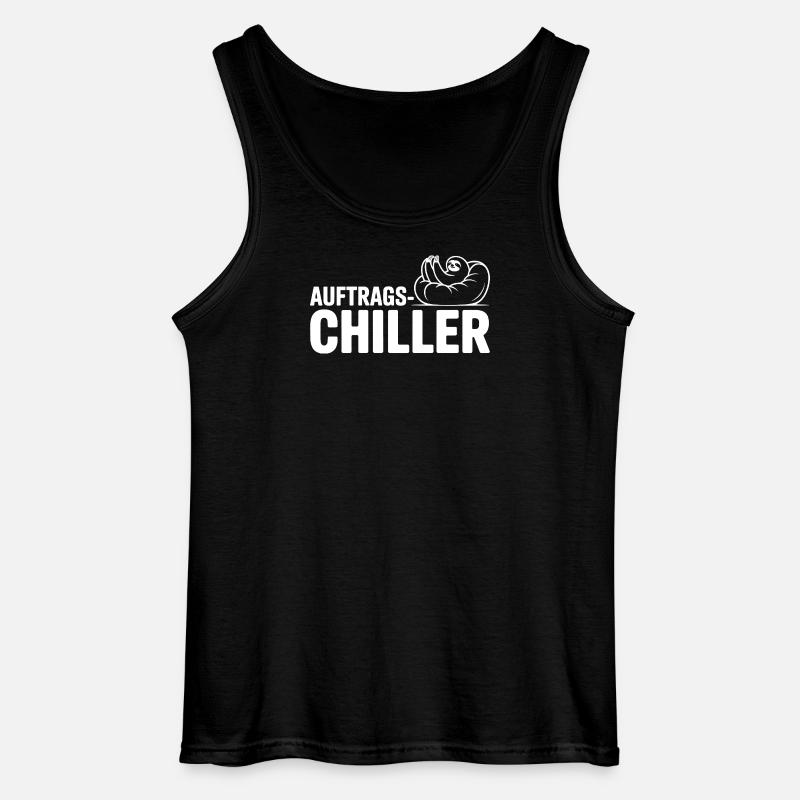 Commander Chiller Commander Chiller Bureau Sloth - Débardeur Gildan Homme - noir