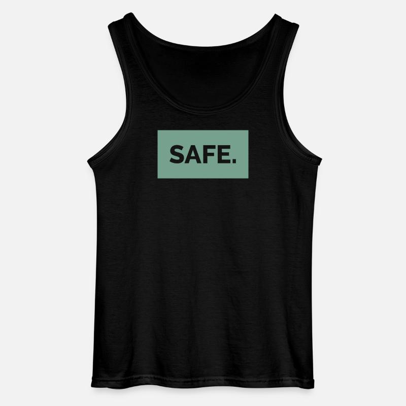 safe sicher absolut 100prozent geschenkidee - Gildan Männer Tank Top - Schwarz