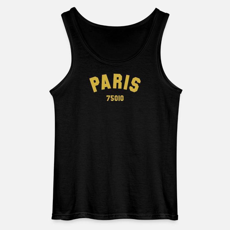 PARIS 10. Arrondissement - Gildan Männer Tank Top - Schwarz
