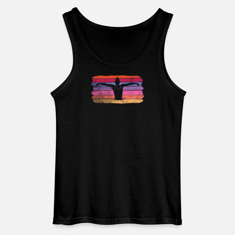 Artistic Swim Team Synchronschwimmen - Gildan Männer Tank Top - Schwarz