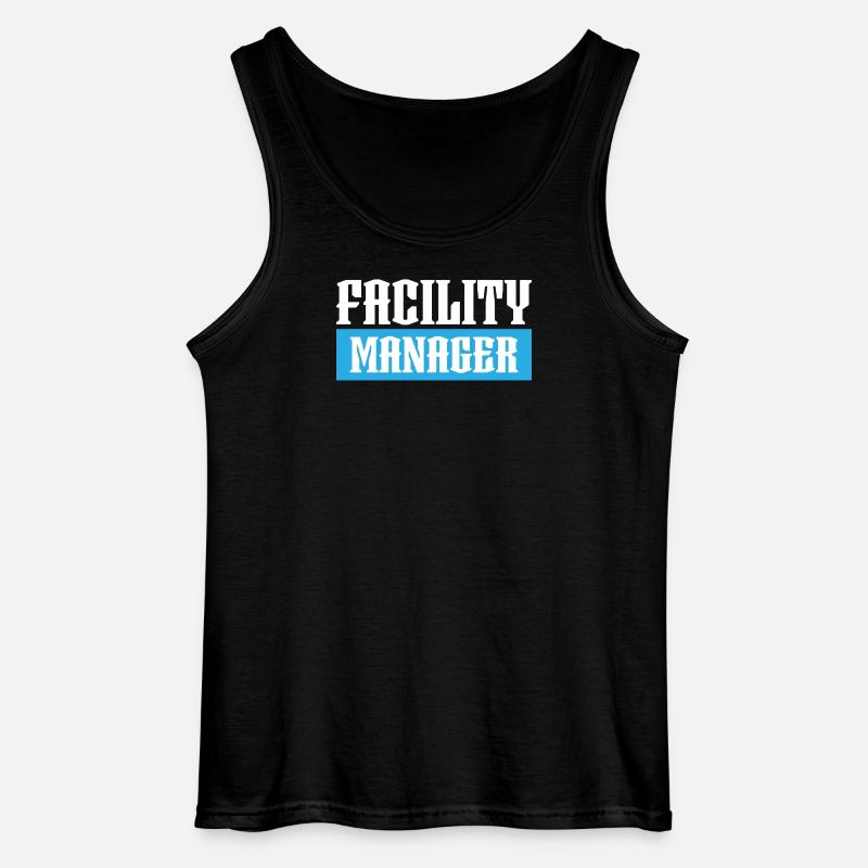 facility manager tshirt black - Gildan Men’s Tank Top - black